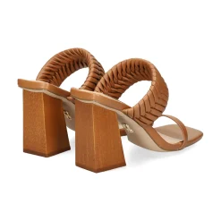 STEVE MADDEN Sandalias con tacón de Mujer RAVER MARRON