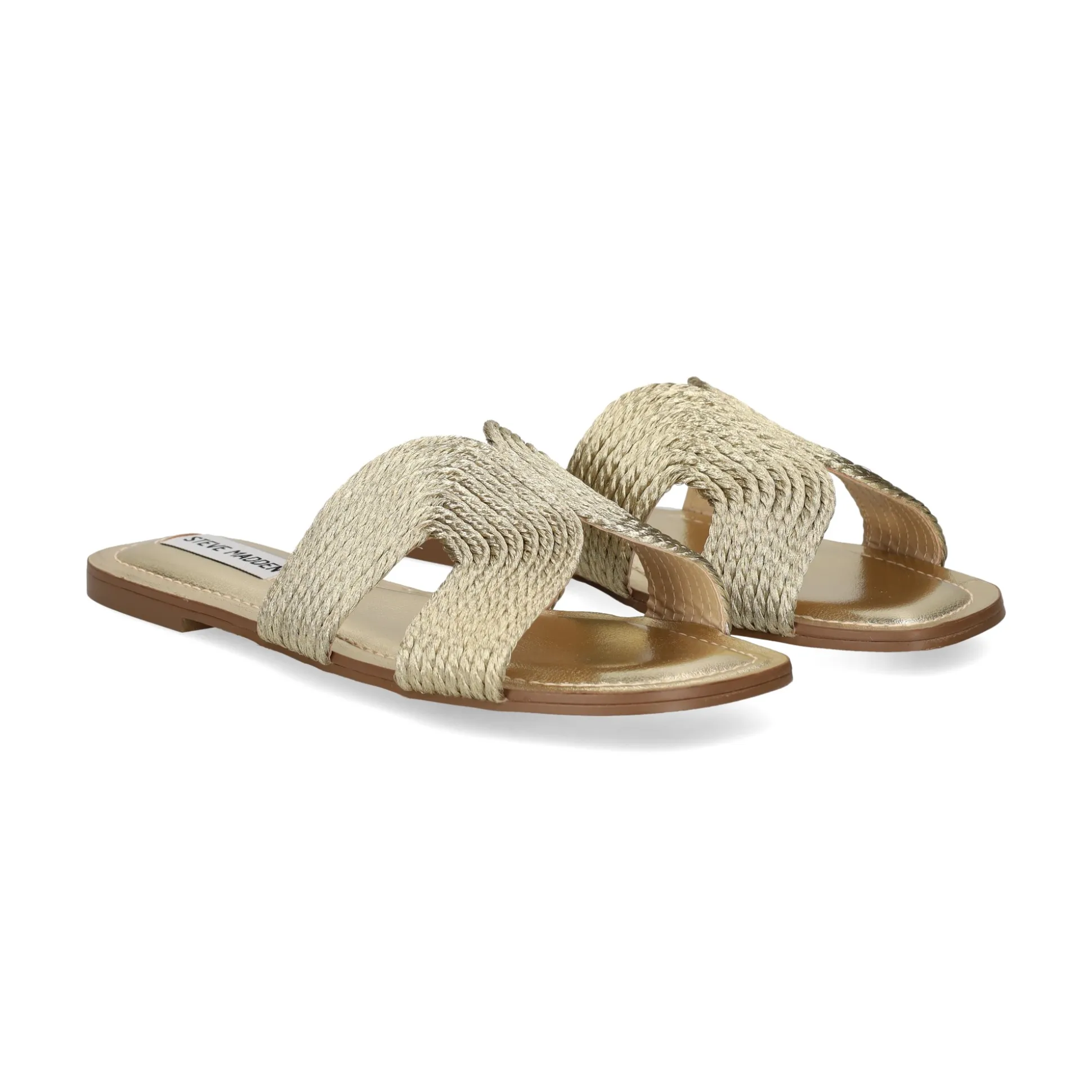 STEVE MADDEN Sandalias planas de Mujer ZARNIA ORO
