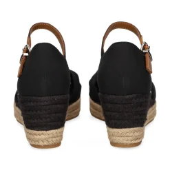 TOMMY HILFIGER Alpargatas de Mujer FW0FW04785 BDS BLACK