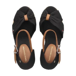 TOMMY HILFIGER Alpargatas de Mujer FW0FW04784 BDS BLACK