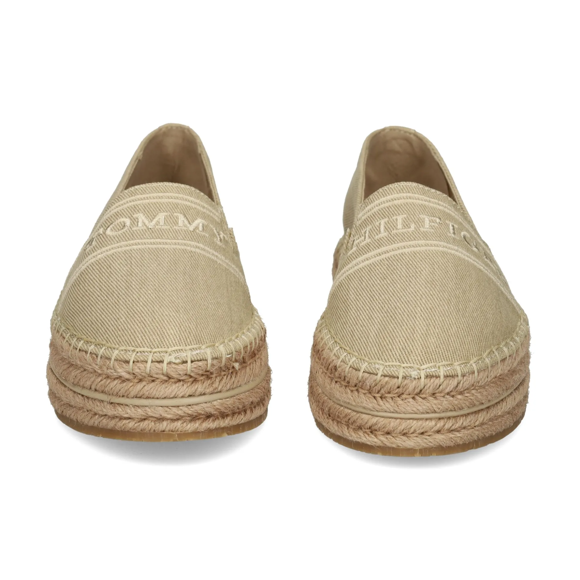 TOMMY HILFIGER Alpargatas de Mujer FW0FW08543 ACC HORSERADISH