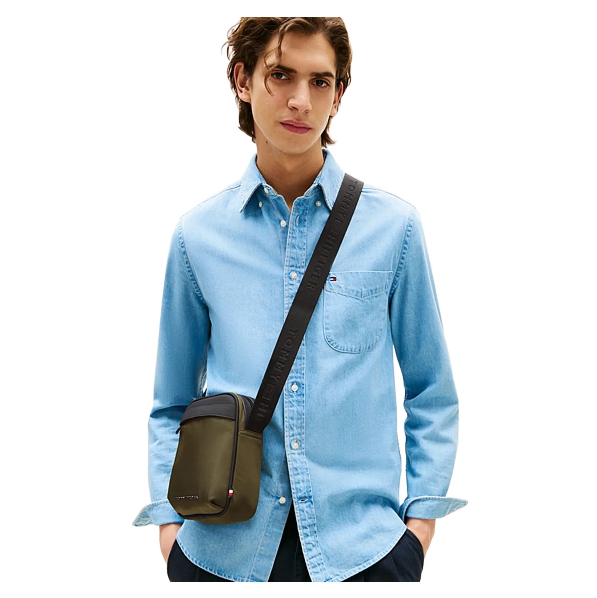 TOMMY HILFIGER Bolsos AM0AM13185 RBN ARMY GREEN