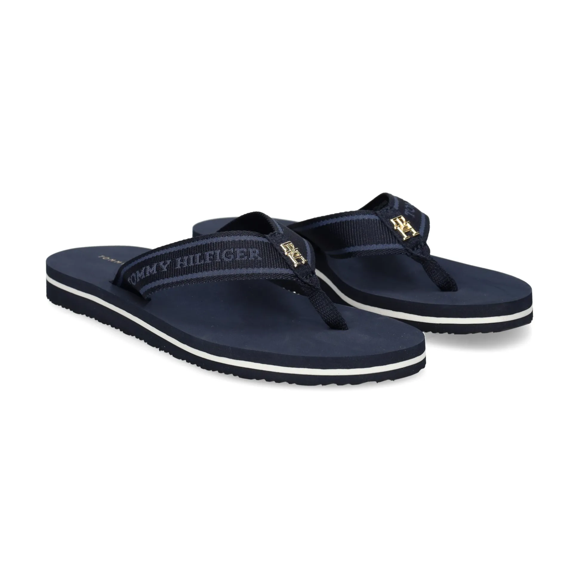 TOMMY HILFIGER Chanclas de Mujer FW0FW08515 DW6 SPACE BLUE