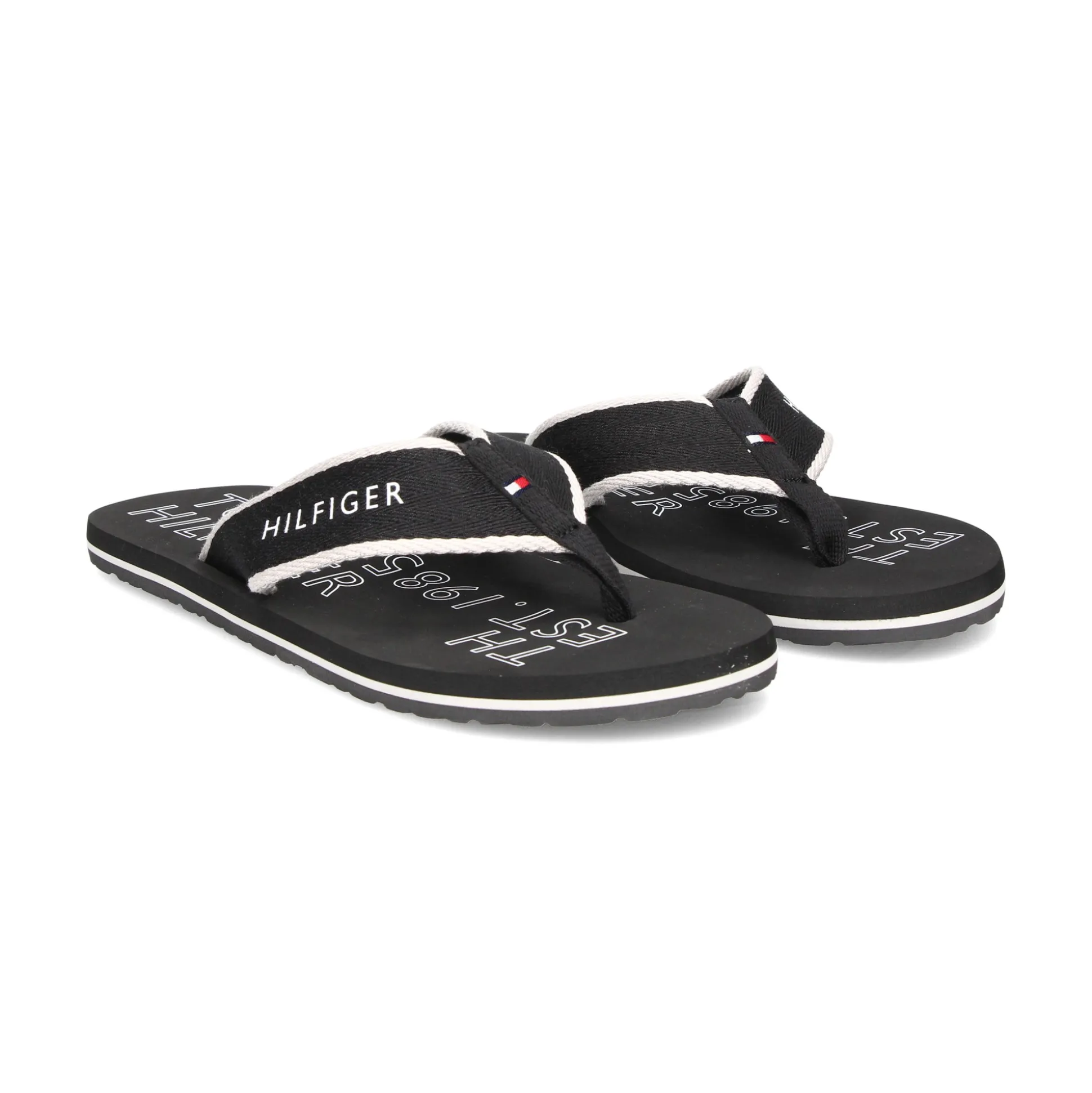 TOMMY HILFIGER Chanclas de Hombre FM0FM04469 BDS BLACK