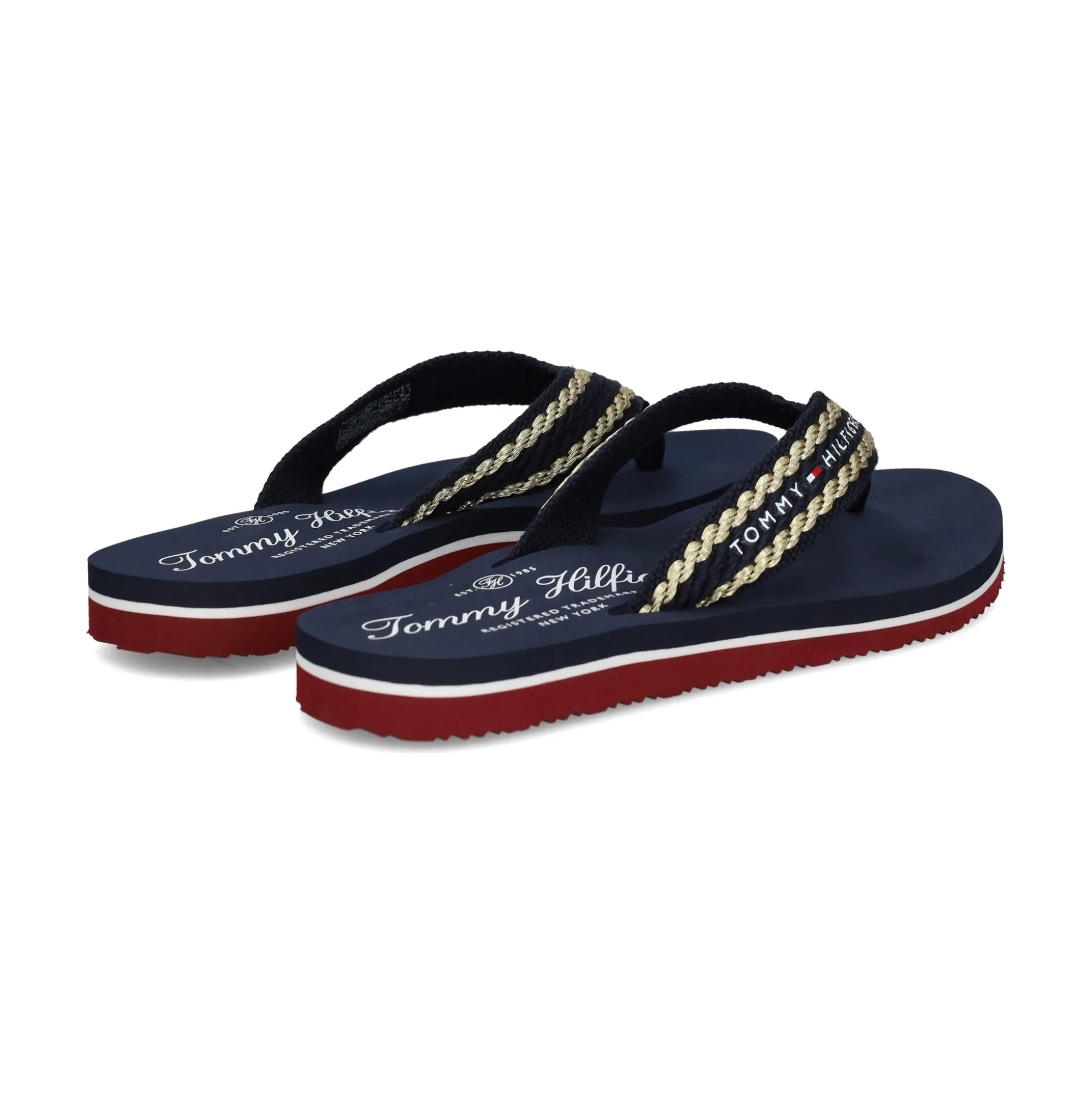 TOMMY HILFIGER Chanclas de Mujer FW0FW07581 DW6 SPACE BLUE