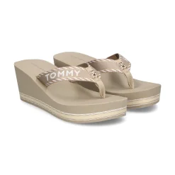 TOMMY HILFIGER Chanclas de Mujer FW0FW07149 RBT SANDALWOOD