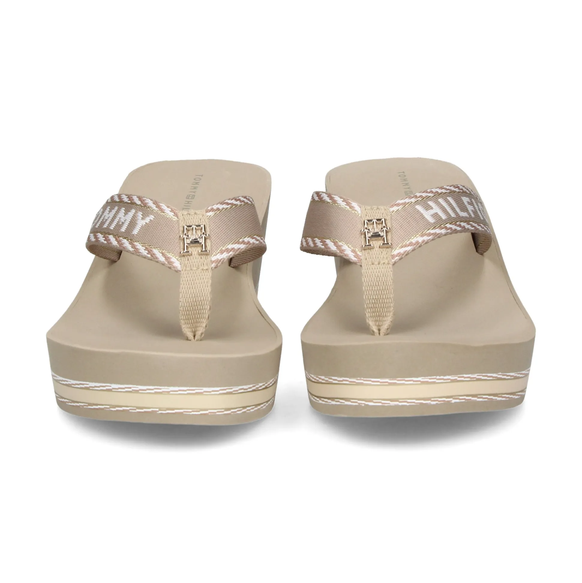 TOMMY HILFIGER Chanclas de Mujer FW0FW07149 RBT SANDALWOOD