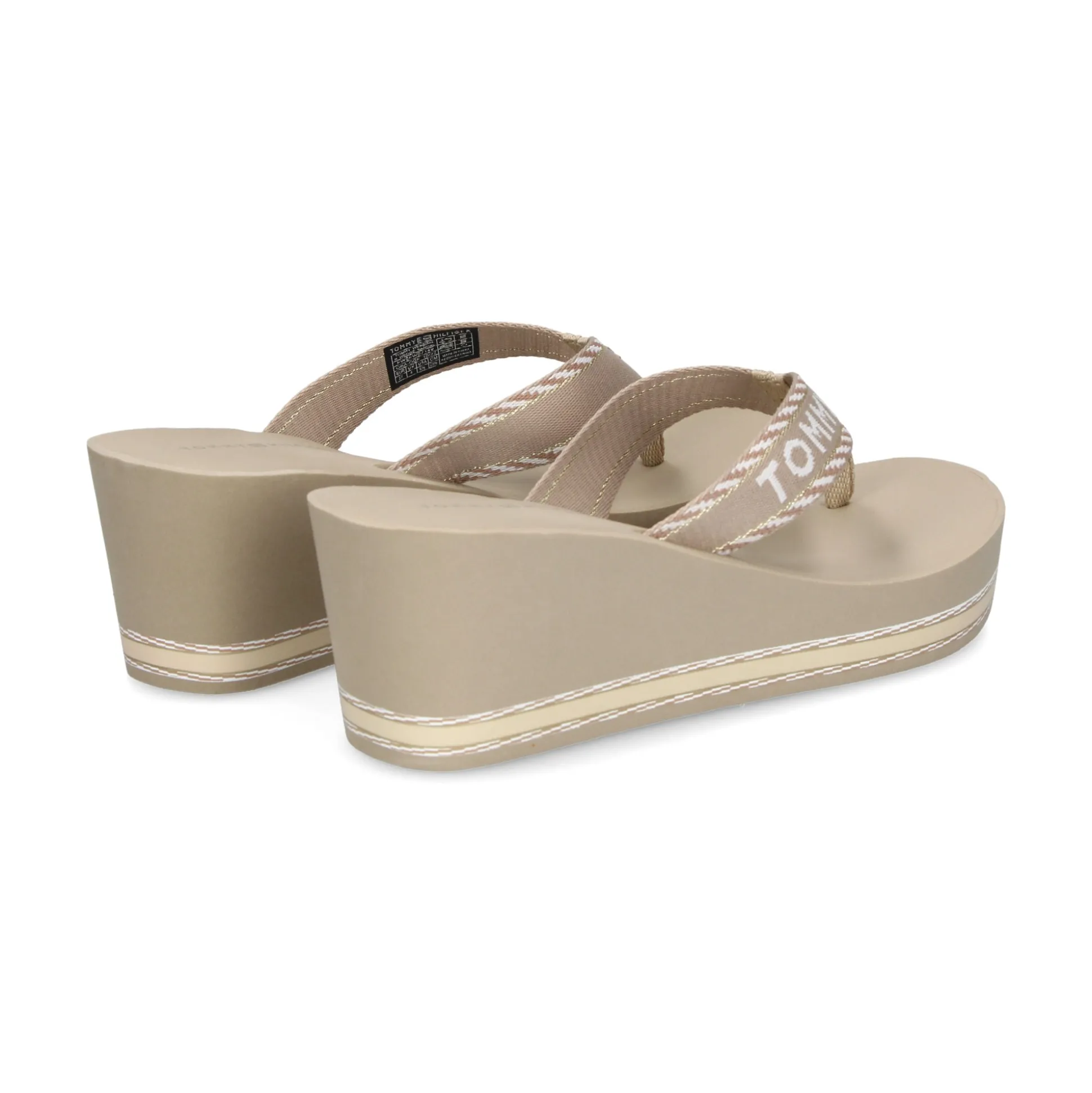 TOMMY HILFIGER Chanclas de Mujer FW0FW07149 RBT SANDALWOOD