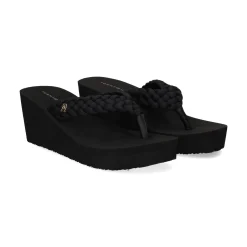TOMMY HILFIGER Chanclas de Mujer FW0FW09198 BDS NEGRO