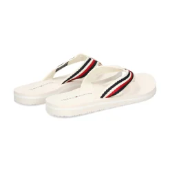 TOMMY HILFIGER Chanclas de Mujer FW0FW07147 AF4 FEATHER WHI
