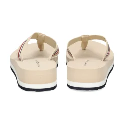 TOMMY HILFIGER Chanclas de Mujer FW0FW07821 AES WHITE CLAY
