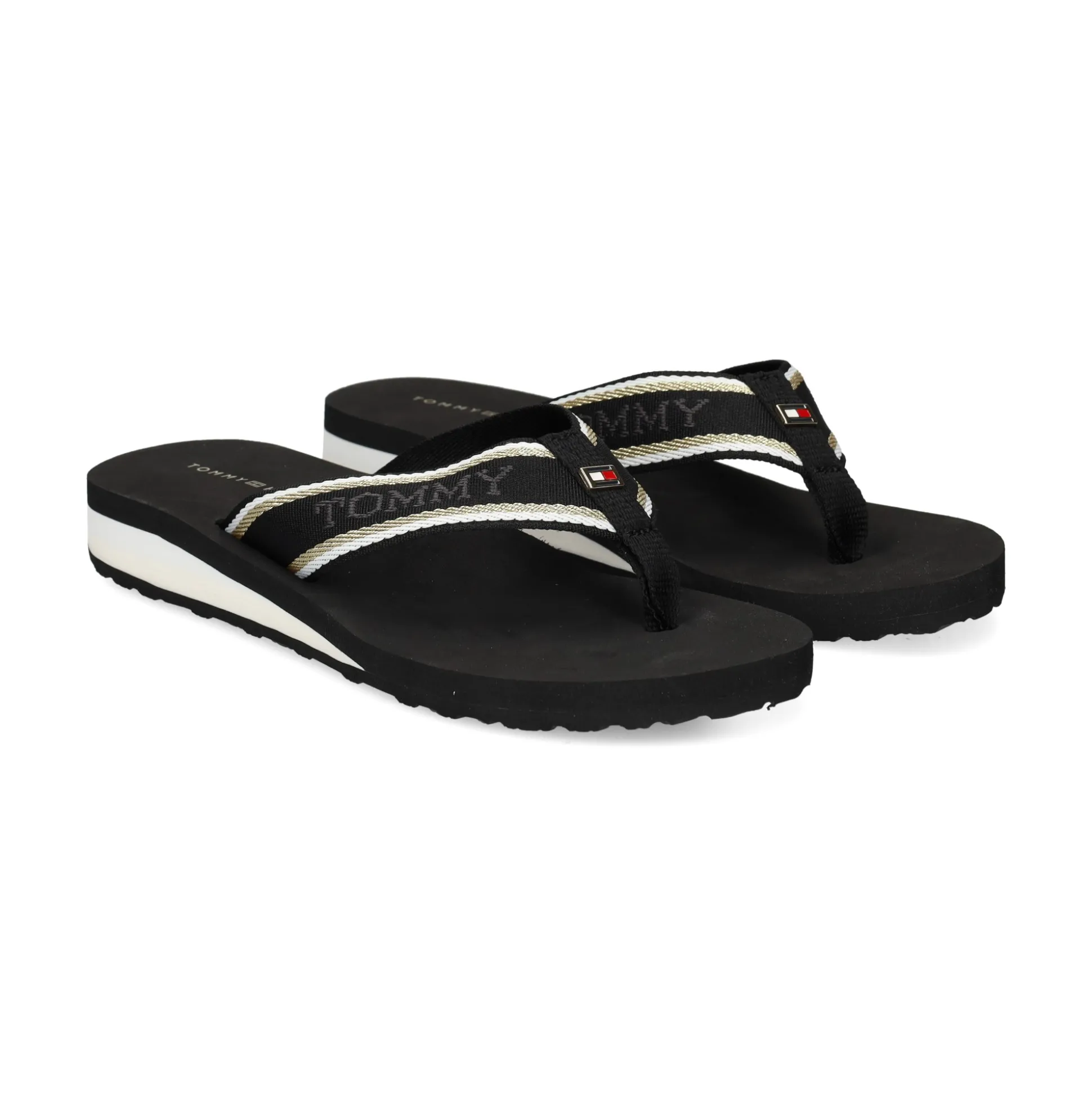 TOMMY HILFIGER Chanclas de Mujer FW0FW08015 BDS BLACK