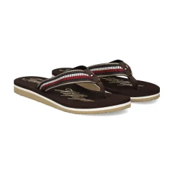 TOMMY HILFIGER Chanclas de Mujer FW0FW08142 HJT CHOCOLATE