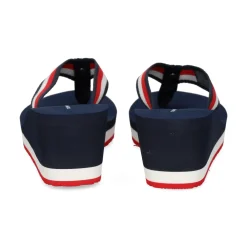 TOMMY HILFIGER Chanclas de Mujer W0FW07987 0G0 RED WHITE B
