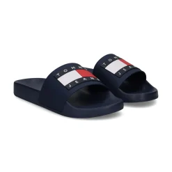 TOMMY HILFIGER Sandalias planas de Mujer EN0EN02115 C87 Twilight