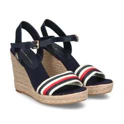 TOMMY HILFIGER Sandalias cuña de Mujer FW0FW07086 DW6 SPACE BLUE