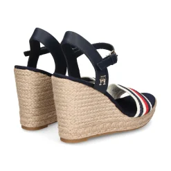 TOMMY HILFIGER Sandalias cuña de Mujer FW0FW07086 DW6 SPACE BLUE