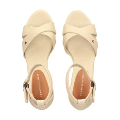 TOMMY HILFIGER Sandalias cuña de Mujer FW0FW08481 ACC HORSERADISH