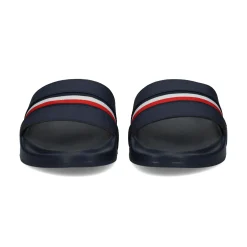 TOMMY HILFIGER Sandalias planas de Mujer FW0FW07555 DW6 SPACE BLUE