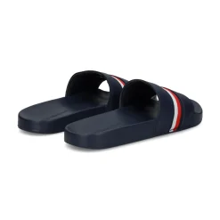 TOMMY HILFIGER Sandalias planas de Mujer FW0FW07555 DW6 SPACE BLUE