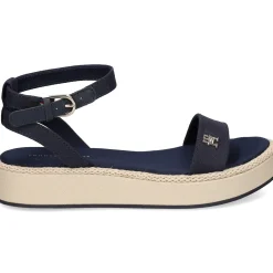 TOMMY HILFIGER Sandalias con plataforma de Mujer FW0FW07748 DW6 SPACE BLUE