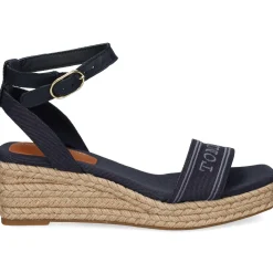 TOMMY HILFIGER Sandalias cuña de Mujer FW0FW08805 DW6 SPACE BLUE