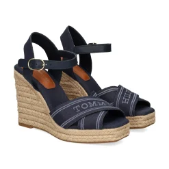 TOMMY HILFIGER Sandalias cuña de Mujer FW0FW08668 DW6 SPACE BLUE