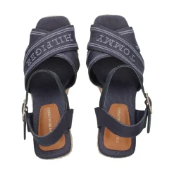 TOMMY HILFIGER Sandalias cuña de Mujer FW0FW08668 DW6 SPACE BLUE
