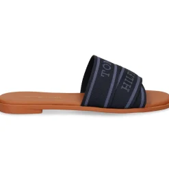 TOMMY HILFIGER Sandalias planas de Mujer FW0FW08421 DW6 SPACE BLUE