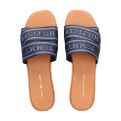 TOMMY HILFIGER Sandalias planas de Mujer FW0FW08421 DW6 SPACE BLUE