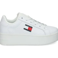 TOMMY HILFIGER Sandalias con plataforma de Mujer EN0EN02518 YBS WHITE