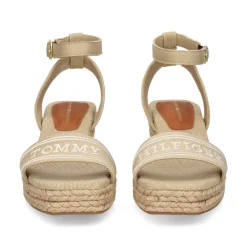 TOMMY HILFIGER Sandalias cuña de Mujer FW0FW08805 ACC HORSERADISH