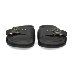 TOMMY HILFIGER Sandalias planas de Mujer FW0FW07940 BDS BLACK