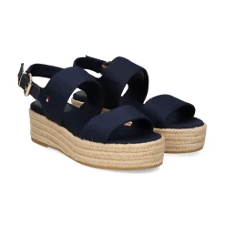 TOMMY HILFIGER Sandalias con plataforma de Mujer FW0FW07885 DW6 SPACE BLUE