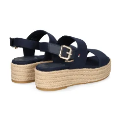 TOMMY HILFIGER Sandalias con plataforma de Mujer FW0FW07885 DW6 SPACE BLUE