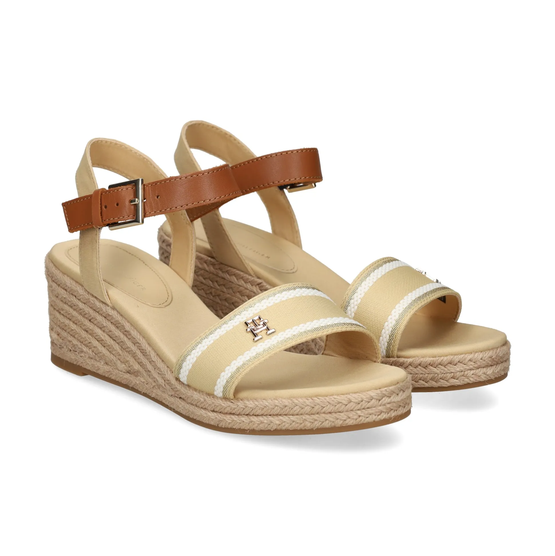 TOMMY HILFIGER Sandalias cuña de Mujer FW0FW08044 ACR HARVEST WHE