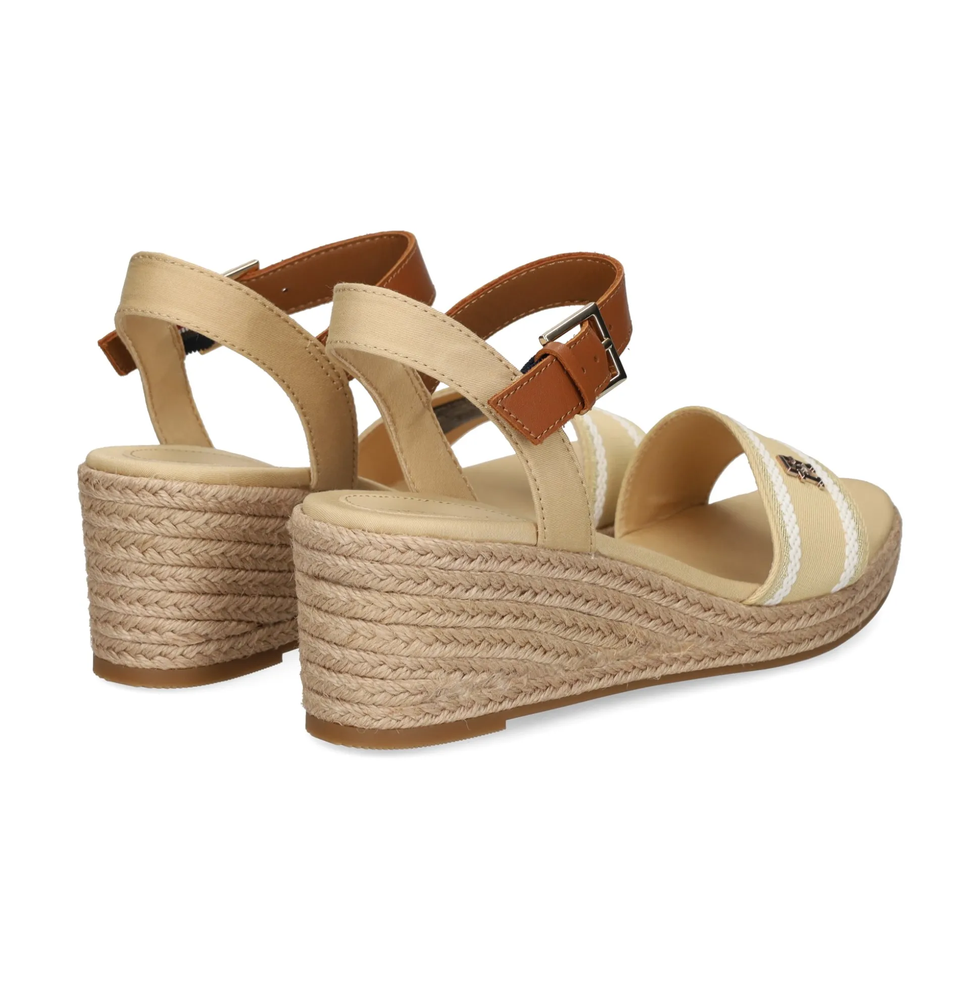 TOMMY HILFIGER Sandalias cuña de Mujer FW0FW08044 ACR HARVEST WHE