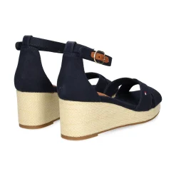 TOMMY HILFIGER Sandalias cuña de Mujer FW0FW08481 DW6 SPACE BLUE