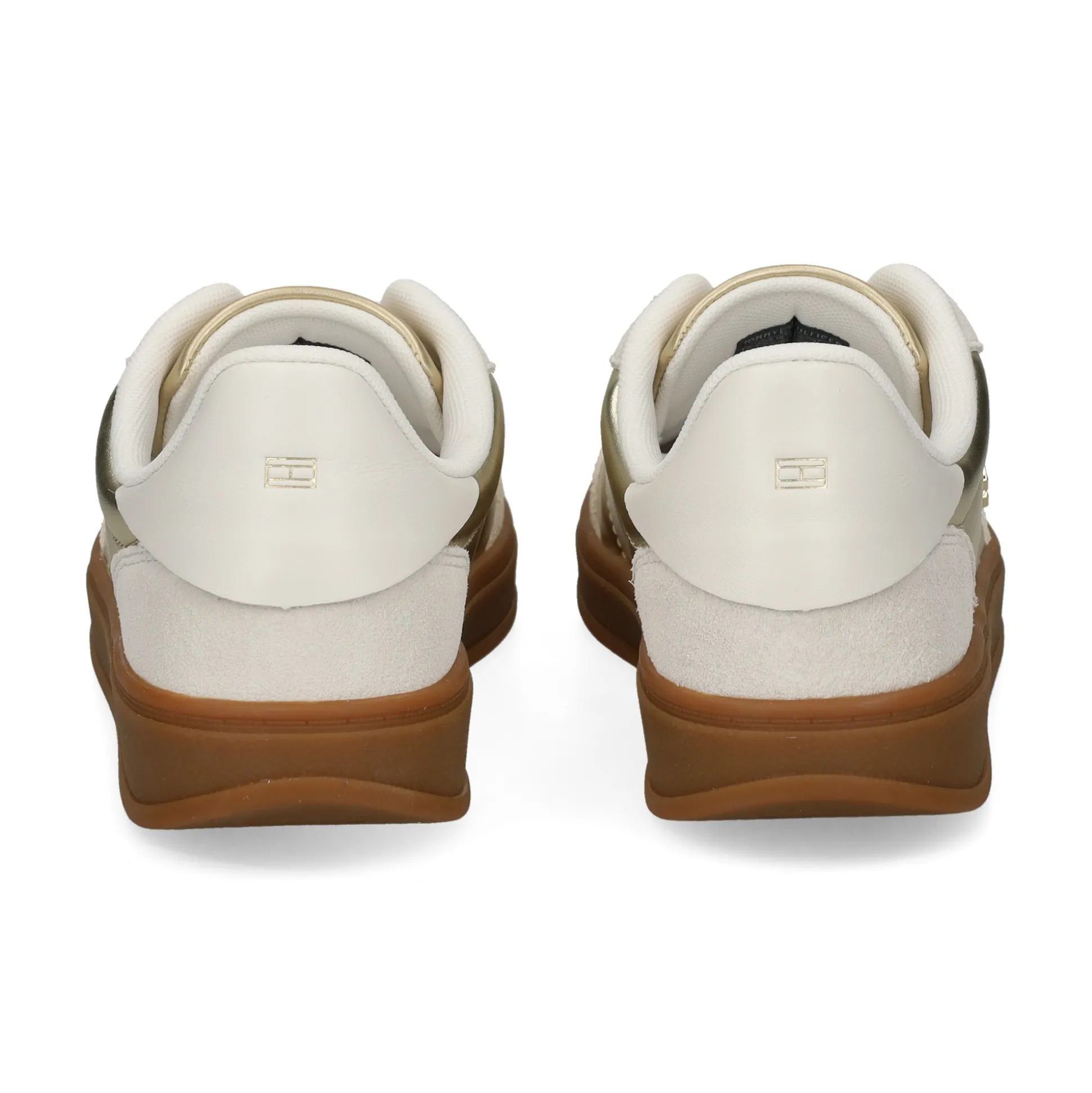 TOMMY HILFIGER Zapatillas de Mujer FW0FW09026 0HT ECRU/GOLD