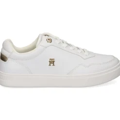 TOMMY HILFIGER Zapatillas de Mujer FW0FW08758 0HT WHITE/GOLD