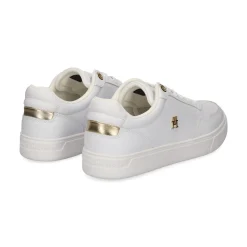 TOMMY HILFIGER Zapatillas de Mujer FW0FW08758 0HT WHITE/GOLD