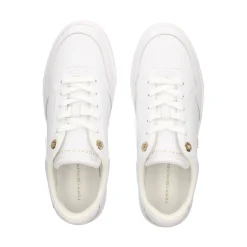 TOMMY HILFIGER Zapatillas de Mujer FW0FW08758 0HT WHITE/GOLD