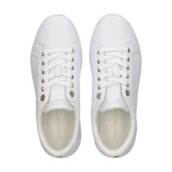 TOMMY HILFIGER Zapatillas de Mujer FW0FW07560 0K7 WHITE/GOLD