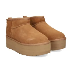 UGG Botines con tacón de Mujer 1135092 CHESTNUT
