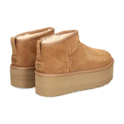 UGG Botines con tacón de Mujer 1135092 CHESTNUT