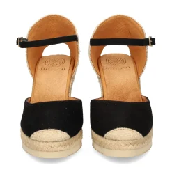 UNISA Alpargatas de Mujer CASTILLA_24_KS NEGRO