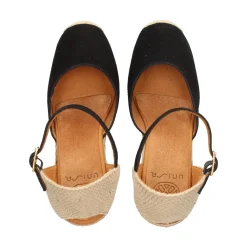 UNISA Alpargatas de Mujer CASTILLA_24_KS NEGRO