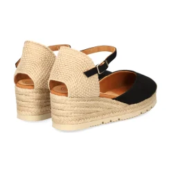 UNISA Alpargatas de Mujer CISCA_24_KS NEGRO