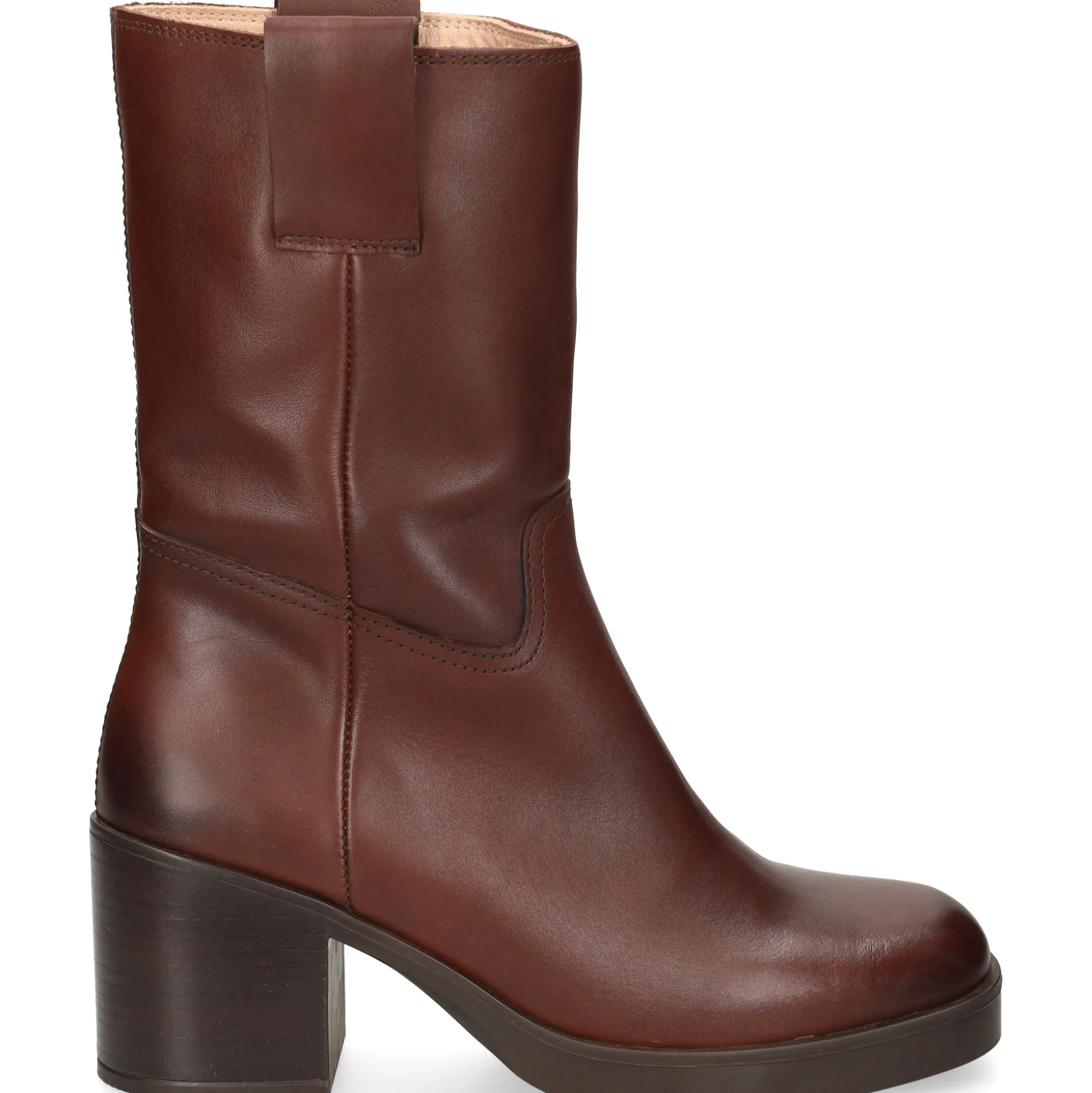 UNISA Botas con tacón de Mujer JULEN_BNA MID BROWN