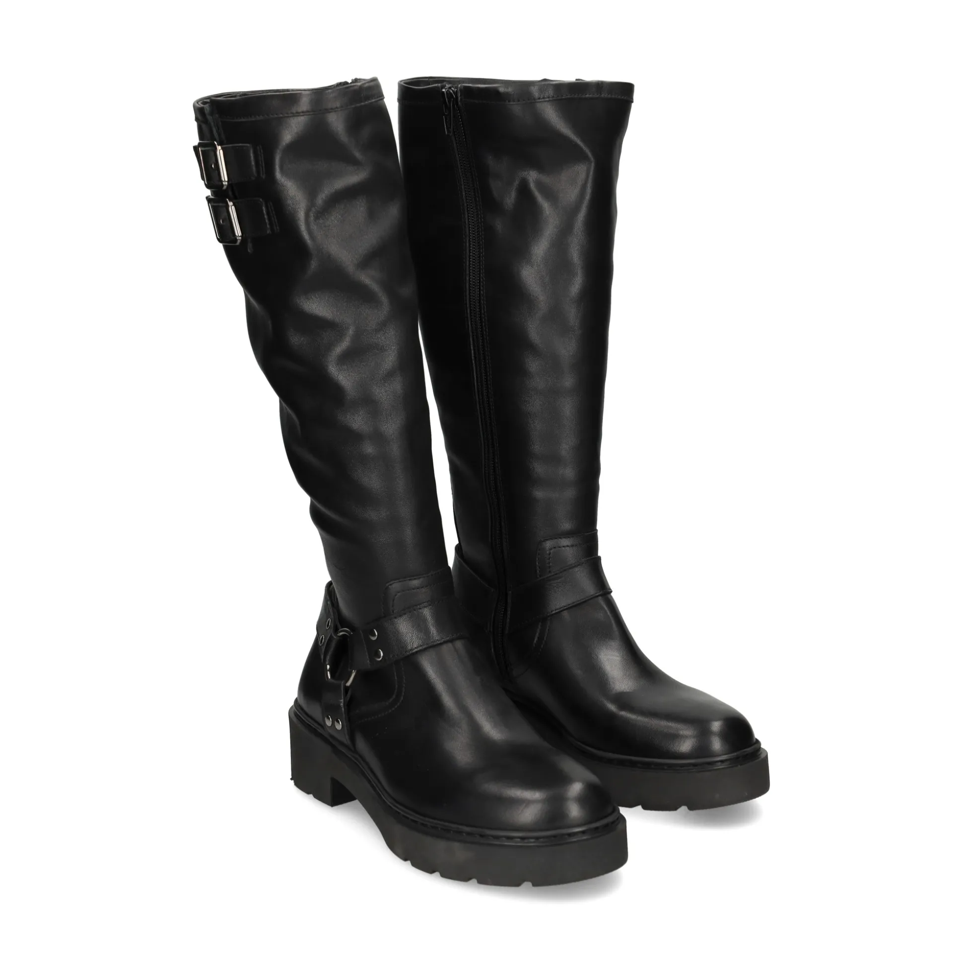 UNISA Botas con tacón de Mujer JECIS_STT NEGRO